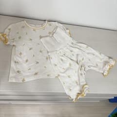 プッパプーポ♡パジャマ80cm ミモザ柄のサムネイル