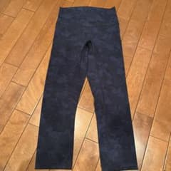 lululemon レギンス ハイライズ ネイビー 4 クロップド - メルカリ
