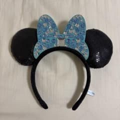 ディズニー カチューシャ スパンコール ブルー ビジューのサムネイル