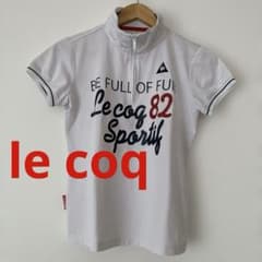 le coq sportif Women's Golf Wear M White Le Coq Shirt