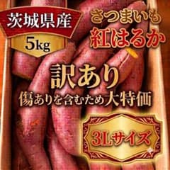 茨城県産さつまいも 紅はるか 5kg 3Lサイズ 訳ありのサムネイル