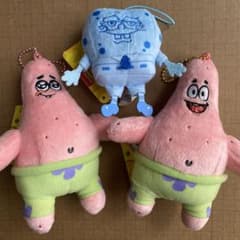 スポンジボブ パトリック miniぬいぐるみ レインボーキュートミニマスコット