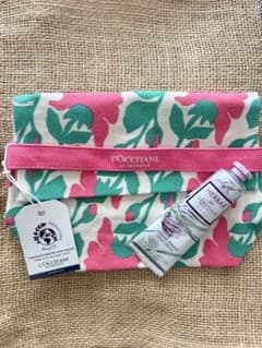 L'Occitane 花柄　ポーチ　ハンドクリームのサムネイル