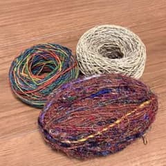 【3点セット】HEMP リサイクルシルクヤーン　糸のサムネイル