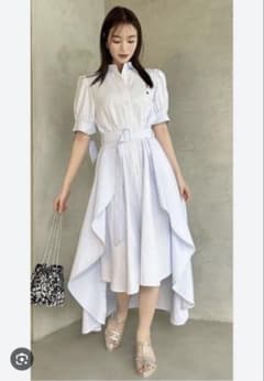 dazzlin × POLO BCS コラボ ヘムレイヤードシャツワンピース　Mのサムネイル