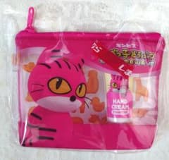 たべっ子どうぶつTHE MOVIE★ポーチ＆ハンドクリームセット ねこちゃん