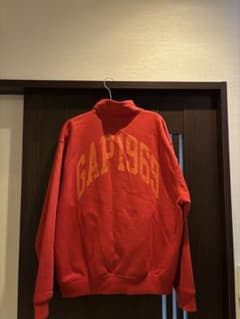 GAP1969 ハーフジップトレーナー オレンジのサムネイル