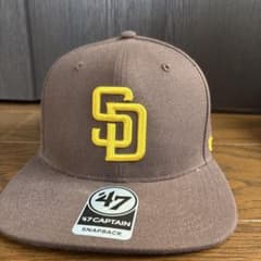 47 CAPTAIN SNAPBACK ブラウン SDロゴキャップのサムネイル