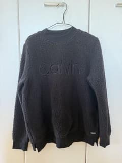 Calvin 黒 ボアトレーナー - メルカリ