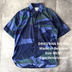 DRIES VAN NOTEN タイガー柄 半袖シャツ サイズ48 DRIES VAN NOTEN カモフラージュ柄 半袖シャツ サイズM 48 - メルカリ