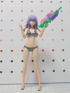 塗装済 完成品】創彩少女庭園 一条星羅 水着 ヘアアレンジ パープル