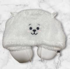 BTS BT21 RJ Neck Pillow with Hood [Official Merchandise]