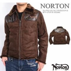 NORTON ノートン ムートン  ジャケット ライダース アメカジ メンズのサムネイル