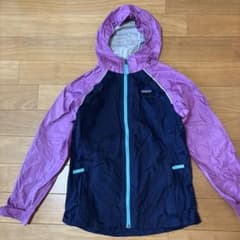 Patagonia レインジャケット 紫/紺　キッズ　Grace様　専用のサムネイル