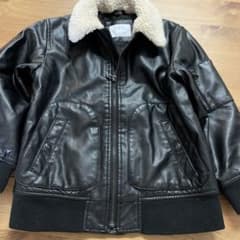 ZARA kids フェイクレザージャケット120cmのサムネイル
