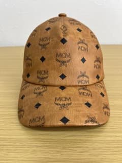 完売品】 MCM エムシーエム ヴィセトス モノグラム キャップ キャメル 