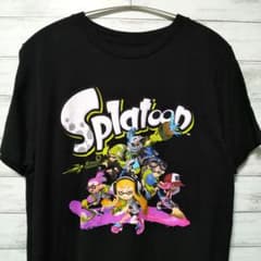 Splatoon T-shirt, XL, Black, USA Vintage
