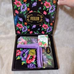 FEILER 花柄ハンカチ とトートバック(ミニ)のサムネイル
