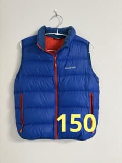 ⭐︎mont-bell キッズ ダウンベスト 150cm ブルー⭐︎のサムネイル