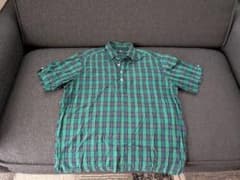 OLD Stussy 半袖シャツ チェック柄 グリーンのサムネイル