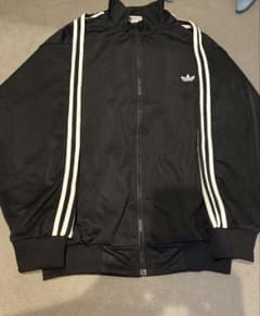 adidas トラックジャケット 80s デサント製 ブラック黒 - メルカリ
