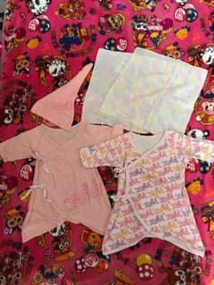 ももサマ専用x-girl stages コンビ肌着 2枚 帽子 ガーゼ セットのサムネイル