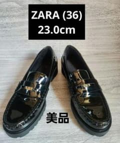 Thumbnail of ZARA ブラック エナメル ローファー