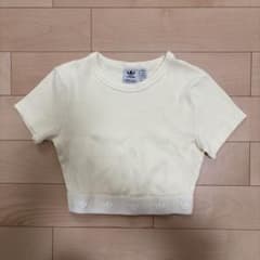 adidas オリジナルス リブ クロップドTシャツのサムネイル