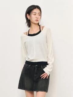 【GENERALIDEA】【韓国ブランド】ブックルレイヤードプルオーバーのサムネイル