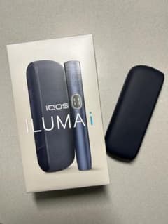 【GRAPEJUICE様】IQOS ILUMA i ネイビー 本体と充電ケースのサムネイル