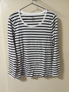 GU ストライプ柄 長袖Tシャツ XLのサムネイル