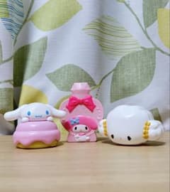 サンリオ ハッピーセットのおもちゃ （シナモンロール、マイメロディ、こぎみゅん）のサムネイル