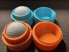 3Dプリント作製、オリジナルゴルフボール マッサージボール 6色あり、ボール付きのサムネイル
