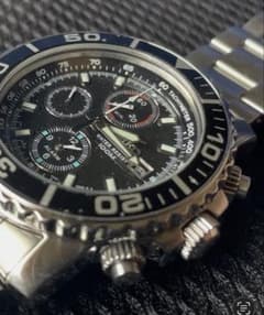 電池交換済】SEIKO ダイバークロノグラフ 腕時計 100M防水 - メルカリ