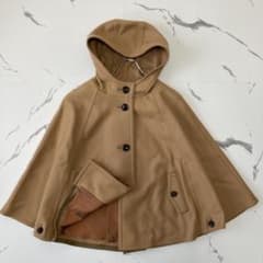 TOMORROWLAND collection✨カシミヤフードポンチョ ケープ - メルカリ