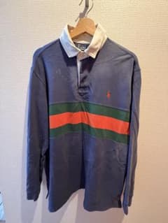 Polo Ralph Lauren ラガーシャツ 長袖 ネイビーのサムネイル