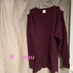 6 (ROKU) SHOULDER 2HOLE KNIT 숄더 홀 니트