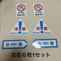 【新品・未使用】ナブコ自動ドアシール　1セット　6枚　左右セット　引き分け扉のサムネイル