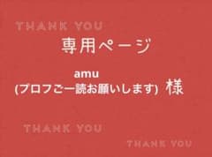 amu(プロフご一読お願いします)様専用ページです。 - メルカリ
