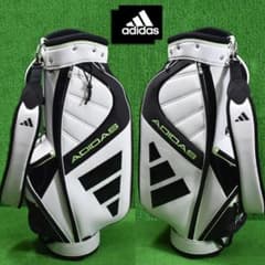 adidas/アディダスゴルフ キャディバッグ9型【ホワイト】美品