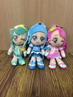 プリキュア ぬいぐるみ 3体セット - メルカリ