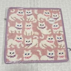 新品未使用】フェイラー モフモフネコチャン ハンカチ - メルカリ