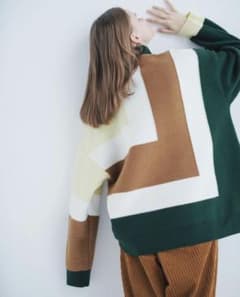 cullni 19aw Color Block Knitのサムネイル