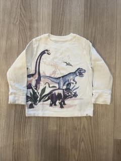 GAP 恐竜Tシャツ　3歳　男の子 保育園 長袖 ダイナソーのサムネイル