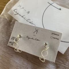 ハンドメイド作家江戸一希ピアス【つむぎ】小のサムネイル
