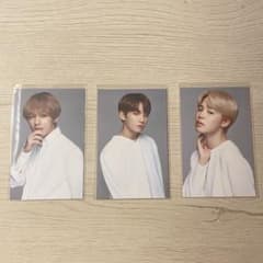 BTS VTコラボトレカ V JUNGKOOK JIMIN 3枚セットのサムネイル