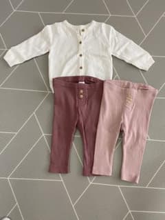 H&M　リブレギンス　カーディガンのサムネイル