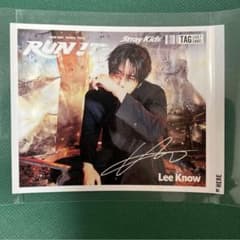 10/8まで値下げ中】Stray Kids RUN IT 缶 リノ サイン - メルカリ
