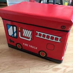 プロフ必読☆様専用    おもちゃ収納ボックス  消防車のサムネイル