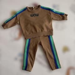 マーキーズ　ベビー服　上下セットアップ　スウェット　90cmのサムネイル